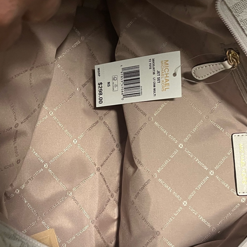 Michael Kors Beige Tote Bag
